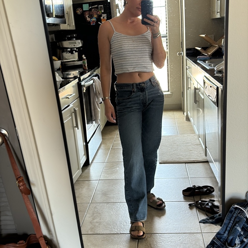Levi's Blue Straight Leg Jeans Classic Style